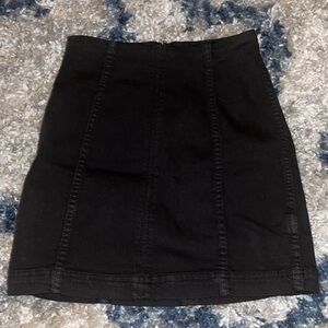 Free People denim skirt